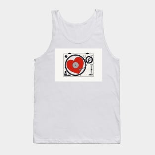 Retro Record Player Tank Top